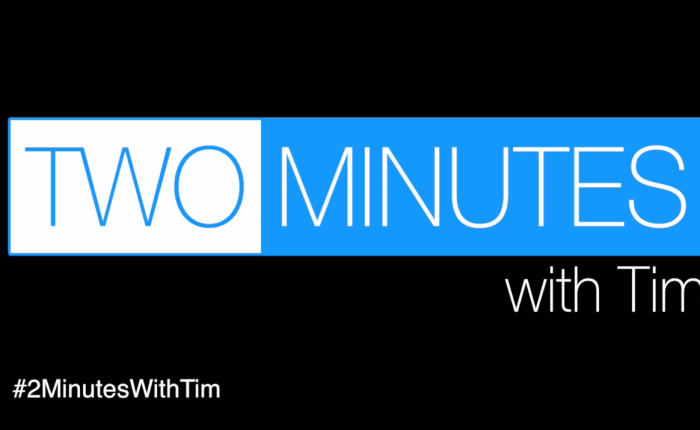 2 Minutes with Tim: Starting your own&nbsp;charity